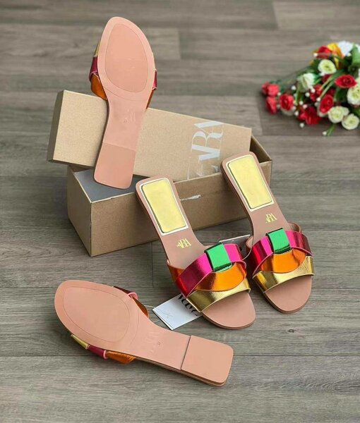 Sandales multicolores élégantes