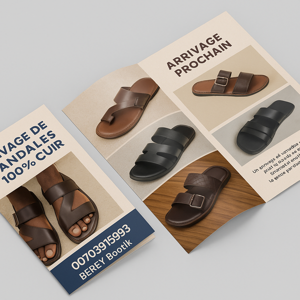 Sandales en cuir élégantes