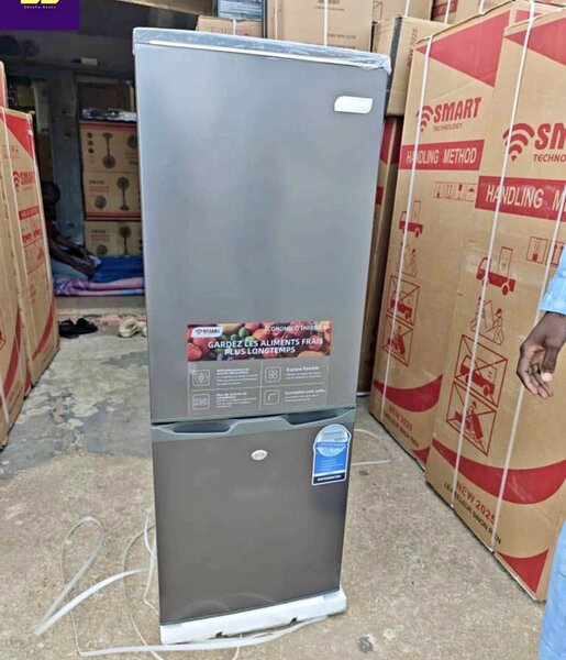 Réfrigérateur double porte argent