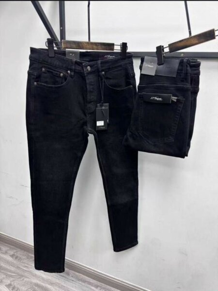 Jean slim noir pour hommes