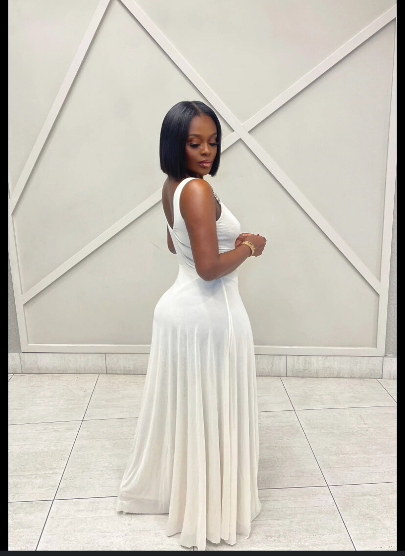 Elegant White Maxi Dress