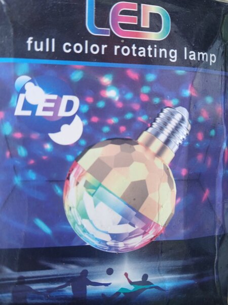 Lumière LED rotative couleur