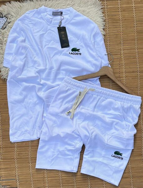 Ensemble Sport Lacoste Blanc