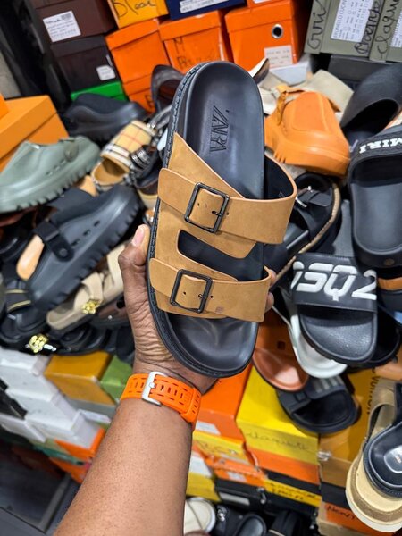 Sandales en cuir pour homme