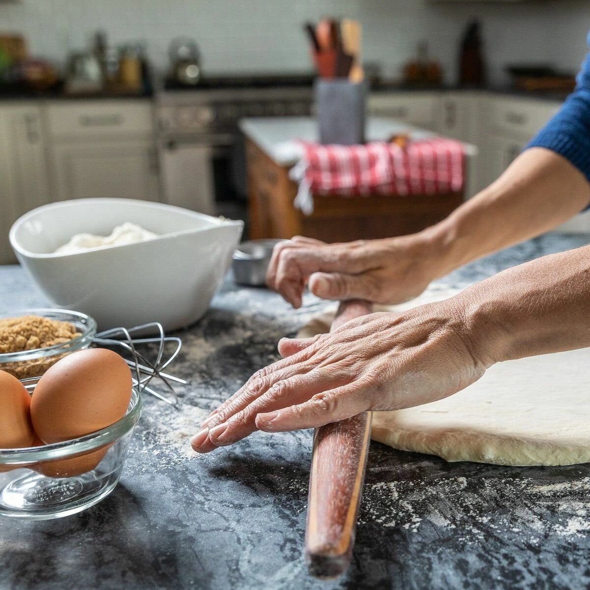 French Rolling Pin... Wooden belan