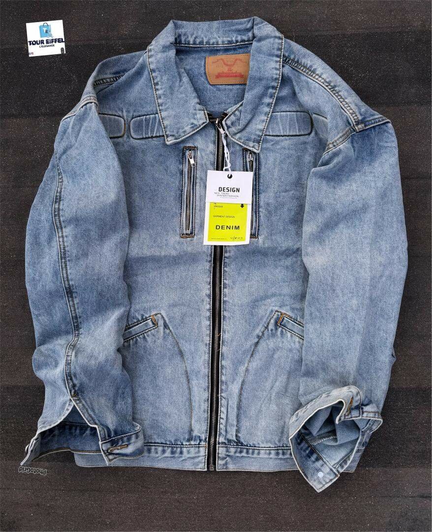 Veste en denim tendance