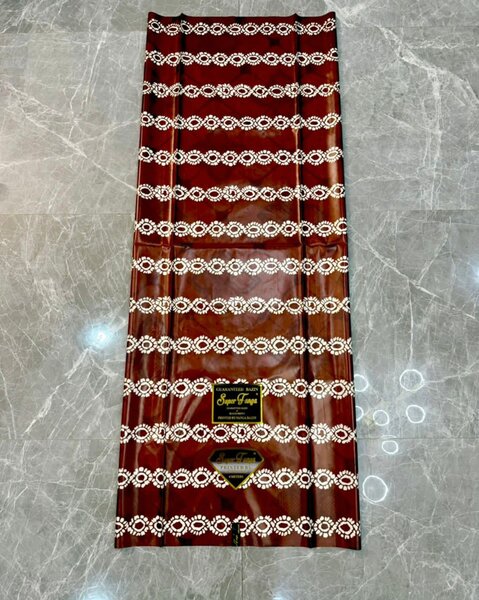 Bazin Africain Rouge