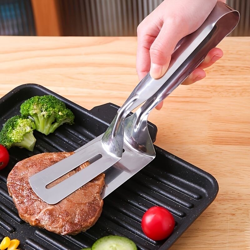 Pince à steak en acier inoxydable