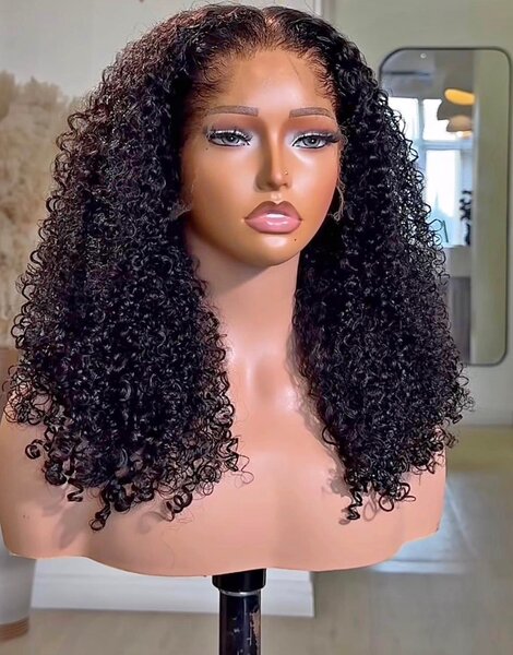 Perruque bouclée haute qualité