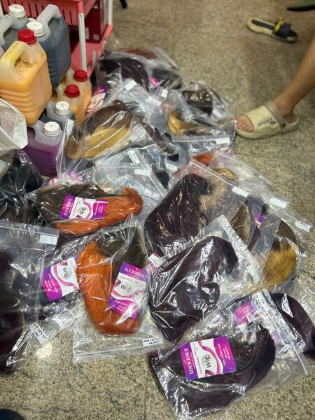 Extensions capillaires colorés