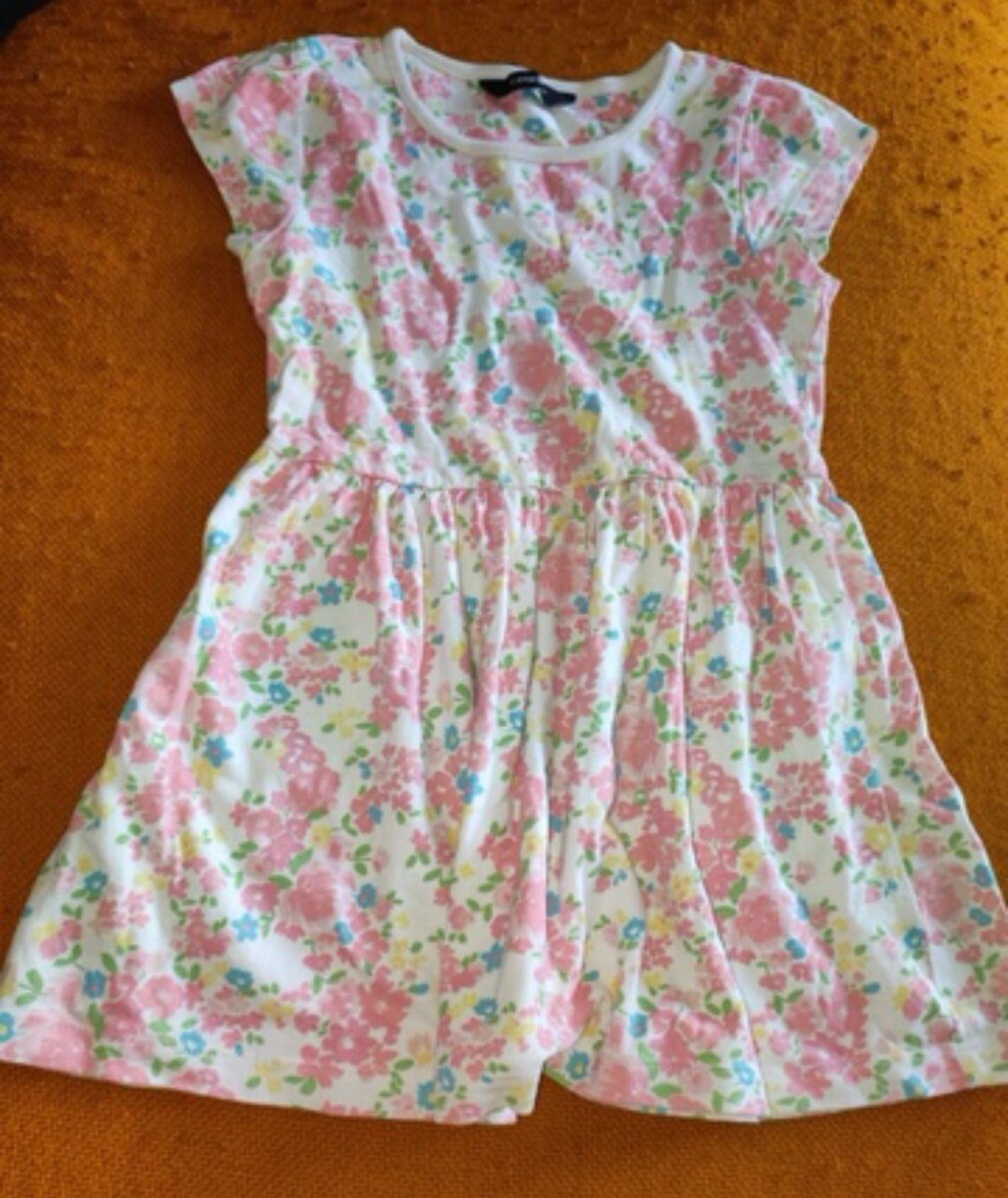 Robe Fille Fleurie Été