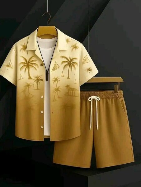 Ensemble homme chemise et short