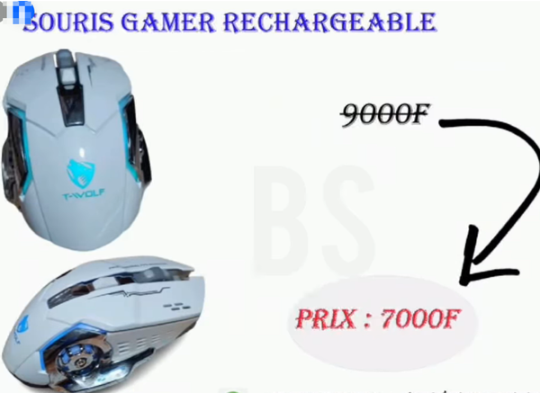 Souris de jeu d'ordinateur