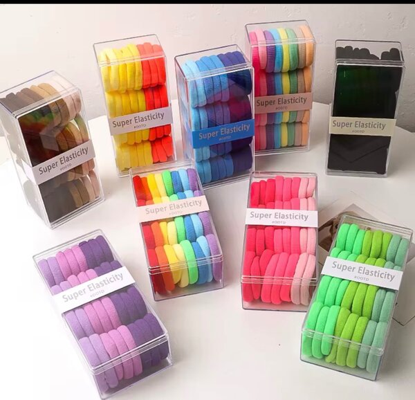 Élastiques à cheveux colorés