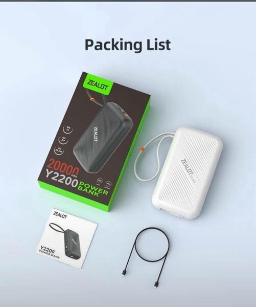 ZEALOT 22.5W 20000mAh