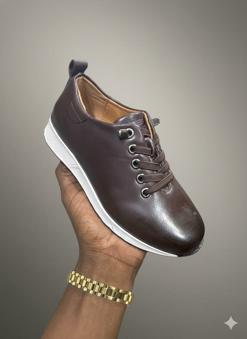 Sneakers élégantes en cuir