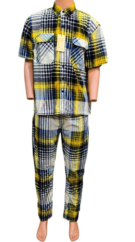 Pyjama confortable à carreaux