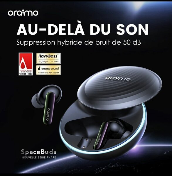 Écouteurs Oraimo SpaceBuds