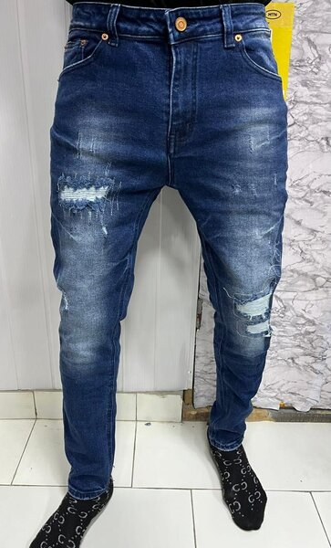 Jean slim déchiré homme