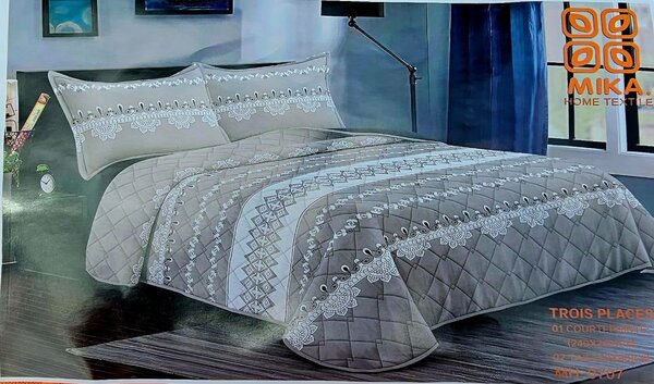 Couvre-lit élégant 3 pièces