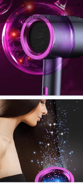 Sèche-cheveux ionique professionnel