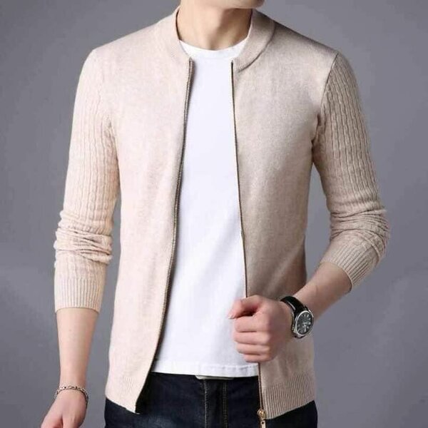 Cardigan zippé pour homme
