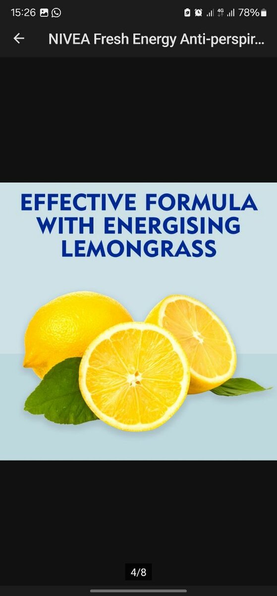 NIVEA Fresh Energy Anti-perspirant Roll-on Deodorant 50m