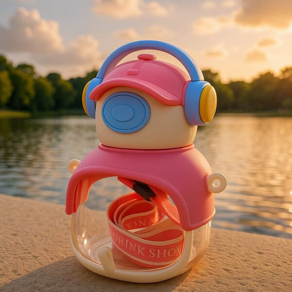 Gourde Enfant Casque Colorée