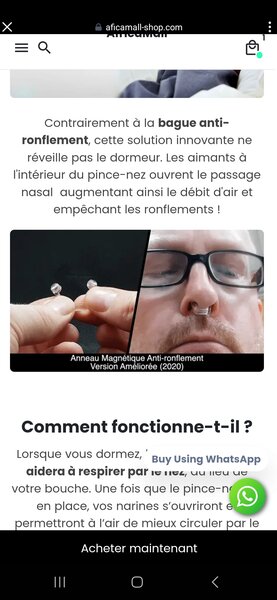 Dispositif anti-ronflement