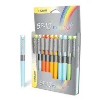 Dollar Fountain Pen SP-10 Rainbow Plus 10's Display Pack