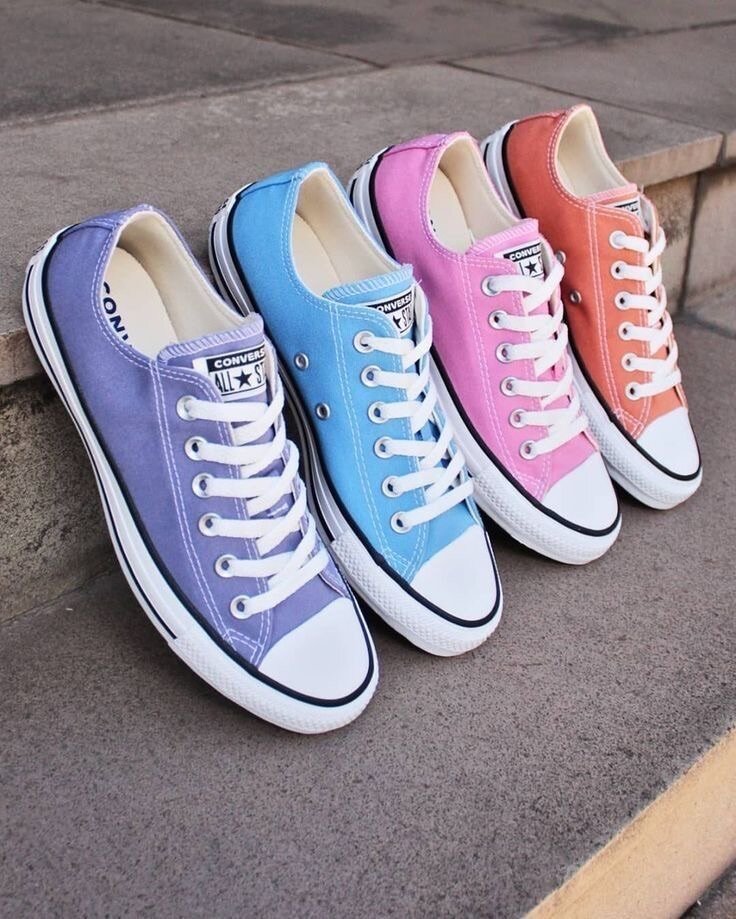 Baskets colorées en toile unisexes