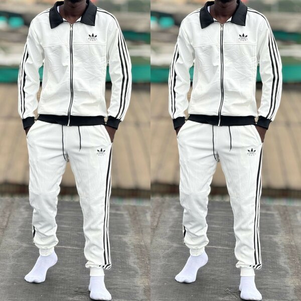 Ensemble de survêtement blanc élégant