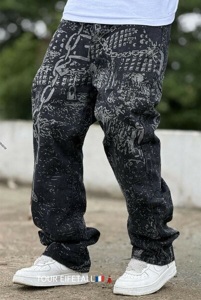 Jean homme imprimé moderne