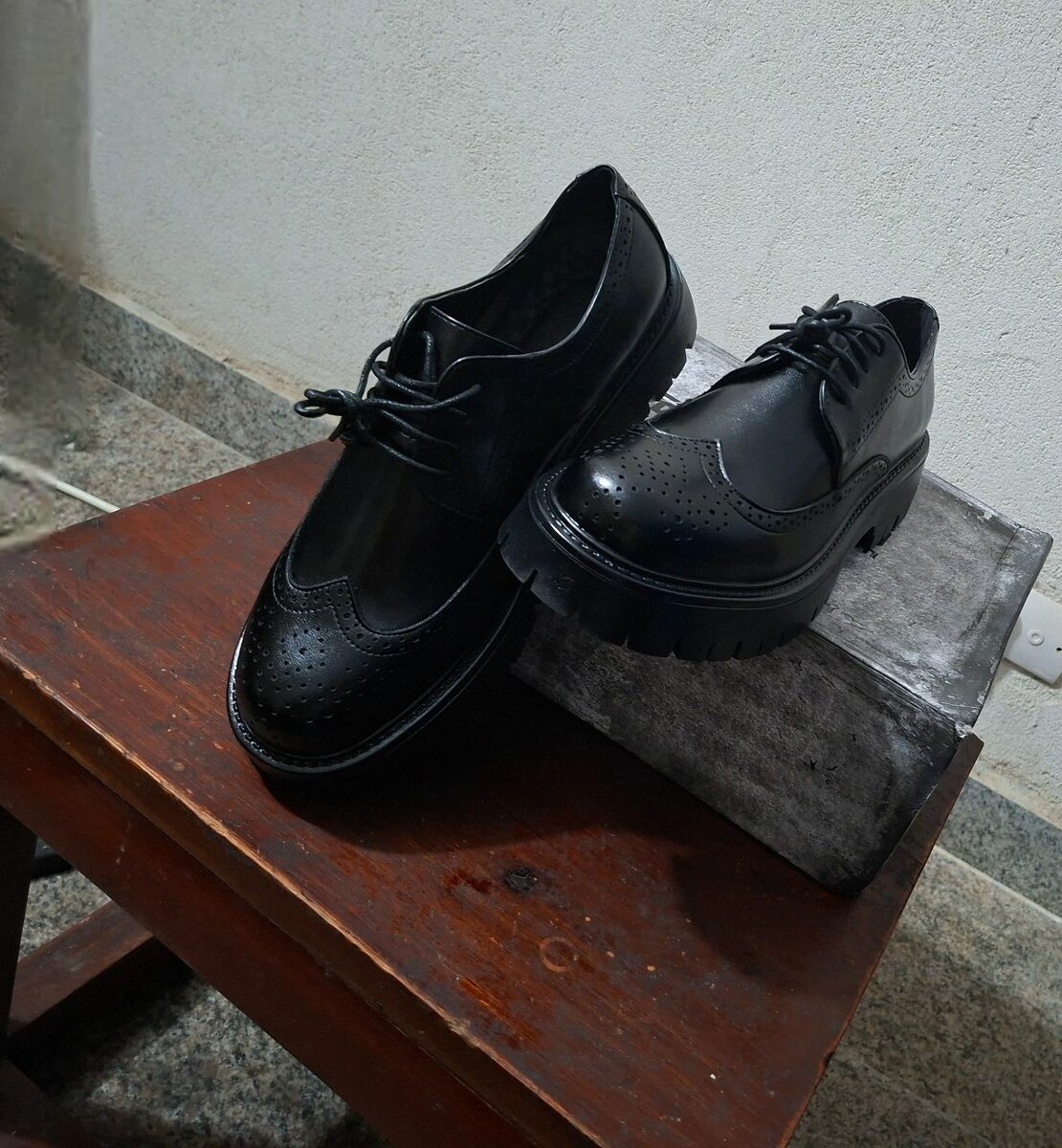 Chaussures Oxford noires élégantes