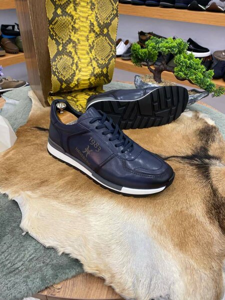 Sneakers en cuir élégants