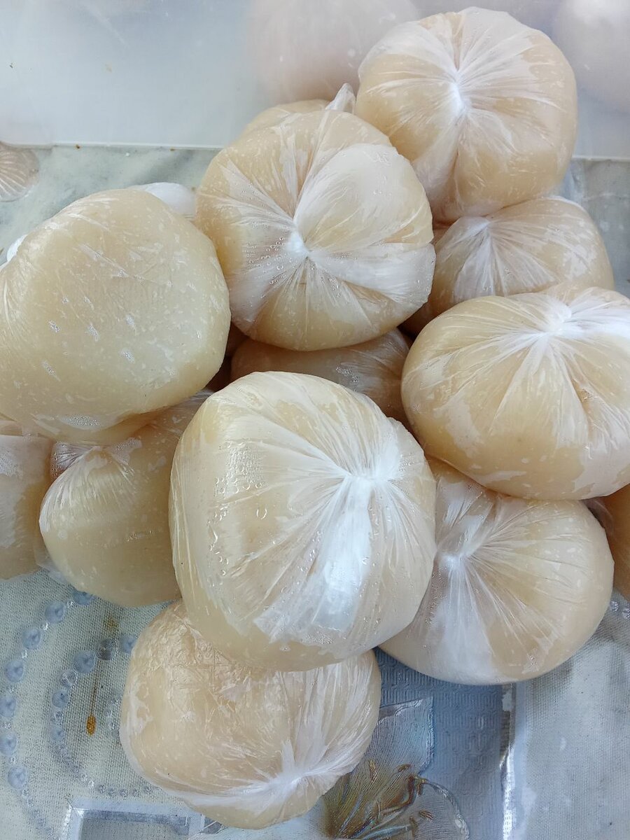 Boules de placali 12 à 1000 f