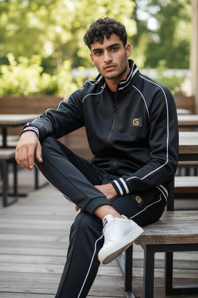 Ensemble survêtement homme noir