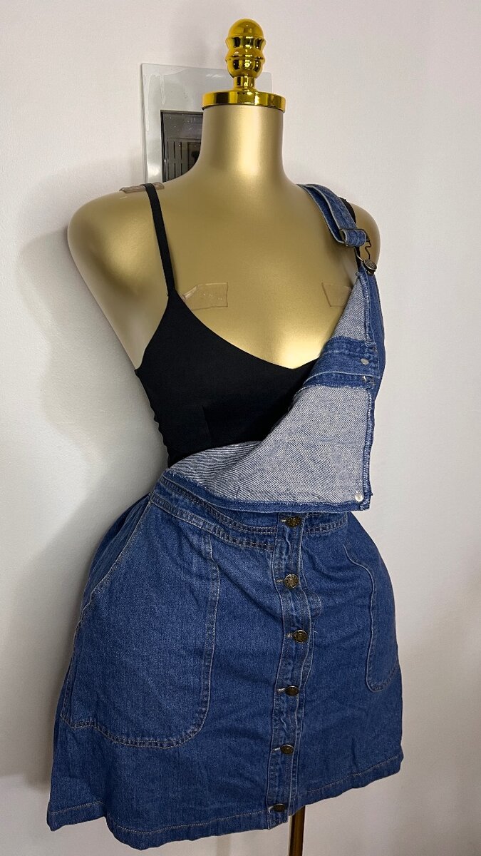 Robe Salopette en Jean Classique