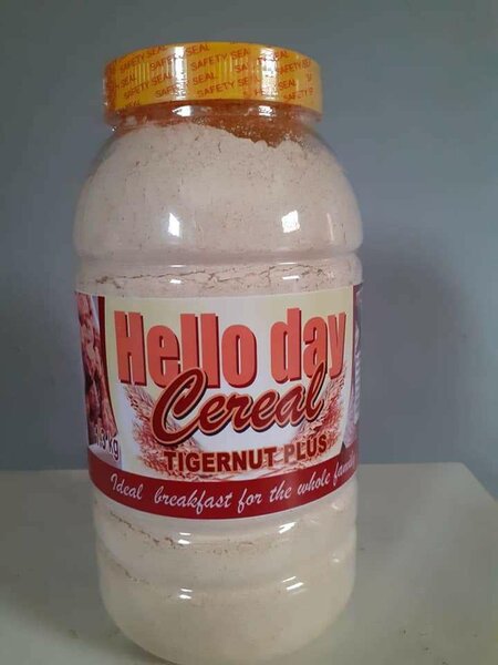 Hello Day cereal( Tom Brown, Tigernut plus,Hausa Koko etc.