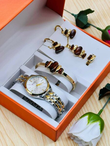Coffret Montre et Bijoux Élégant