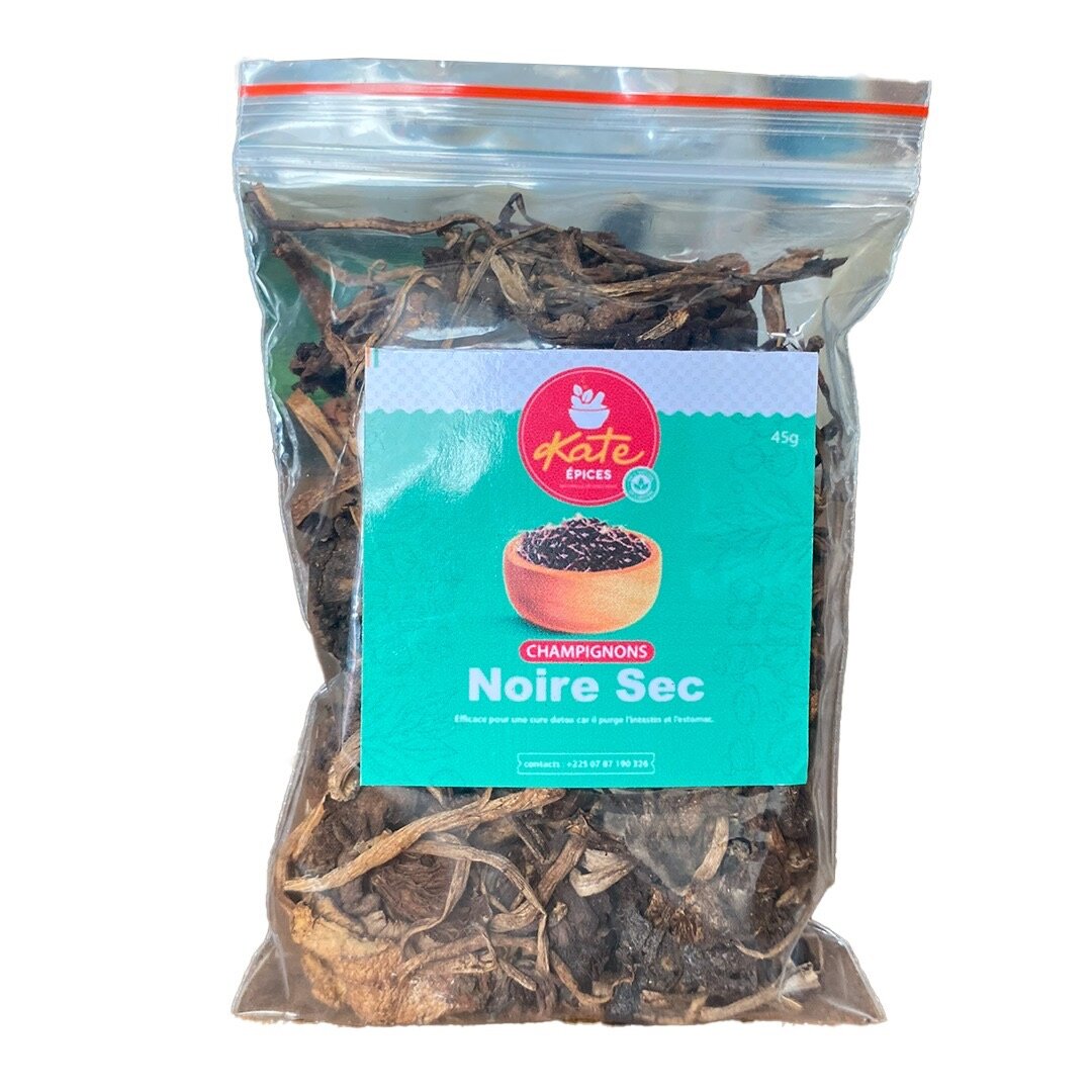 Champignons noire sec, champignons blanc sec, siorkor ,pklé