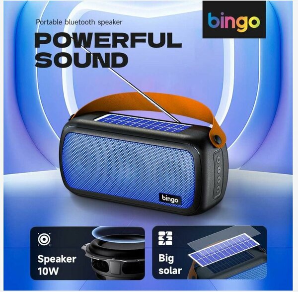 Enceinte Portable Solaire Bluetooth