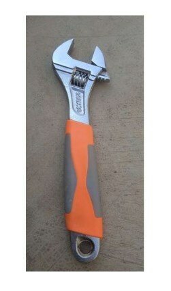 Clé A Molette Mécanique 250X30 Argent/Rouge