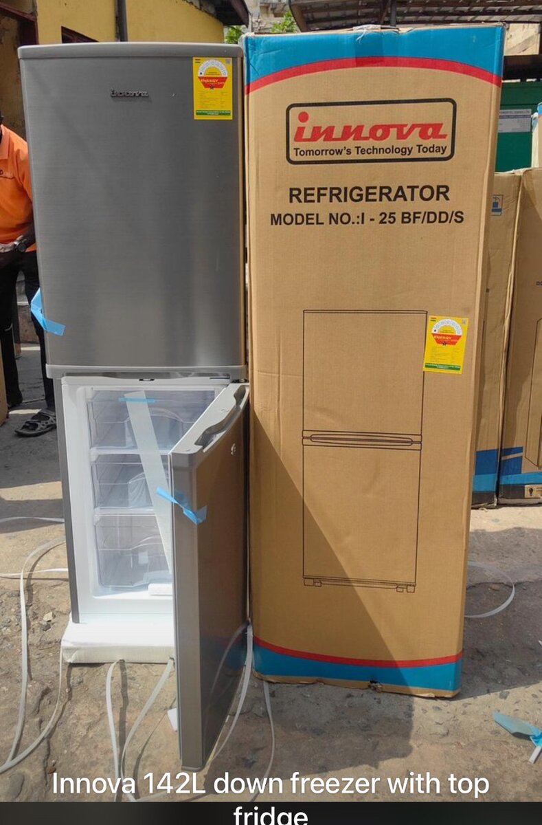 Innova 246 Liters Refrigerator Down Freezer Top fridge and D