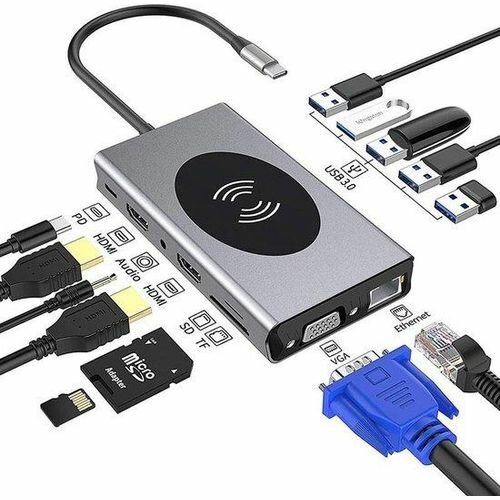 Hub USB-C 14 en 1 Adaptateur Multiport