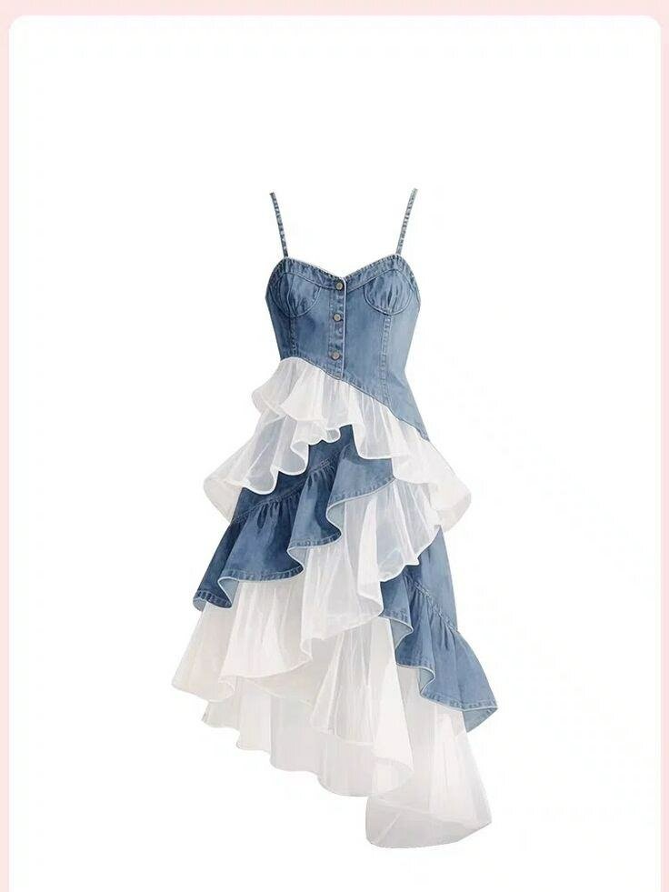 Robe en Jean Évasée