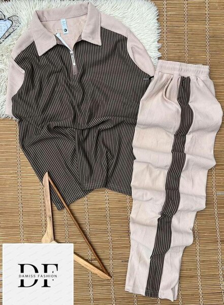 Ensemble de Survêtement Rayé pour Femmes