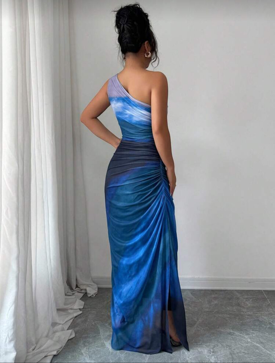 Robe de soirée dégradée élégante