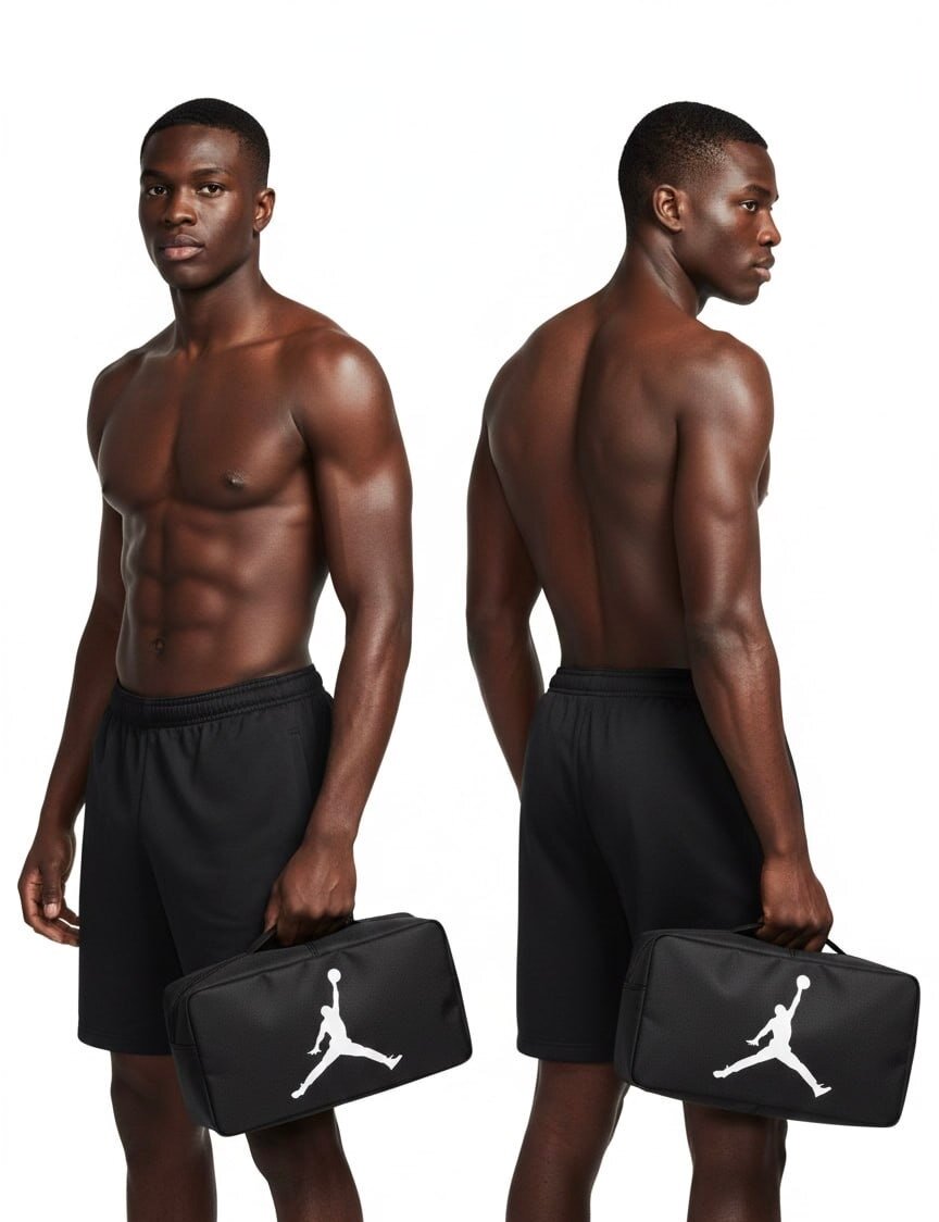 Sac de sport noire élégante