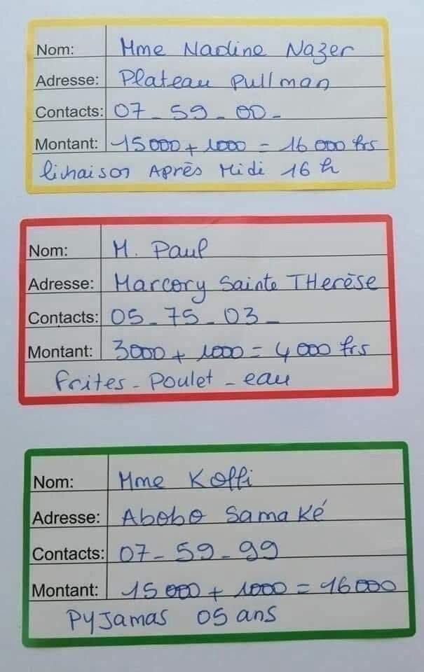 700 étiquettes autocollantes